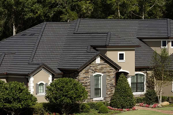 Roof Tiles: Bel Air Roof Tiles on a House