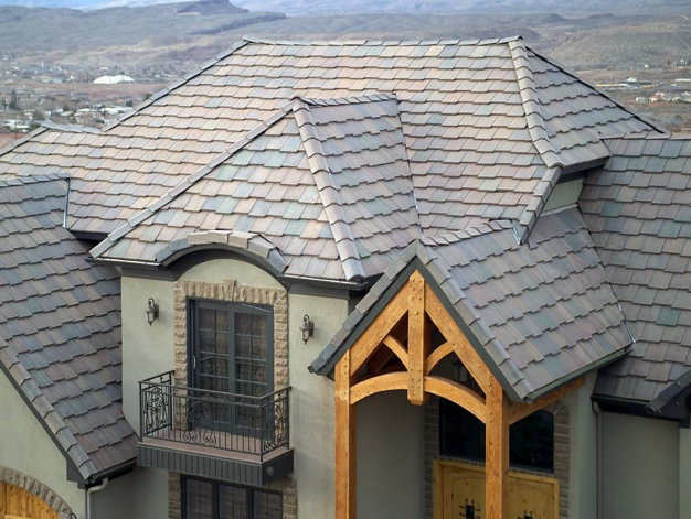 Tile Versatility with Mixed Building Materials - Eagle Roofing